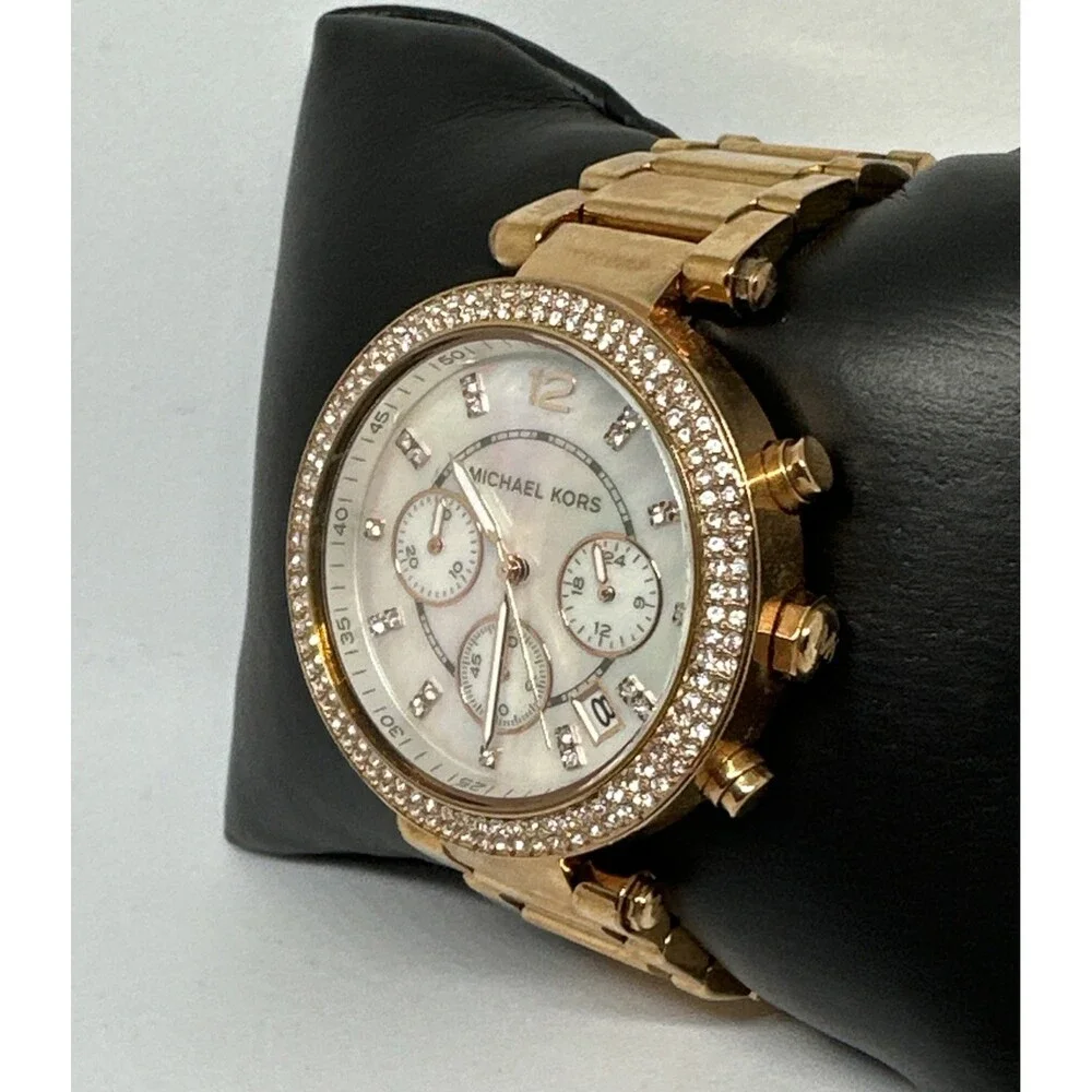 Michael Kors Parker MK5491 Women's Rose Gold Stainless Steel Analog Watch HME601